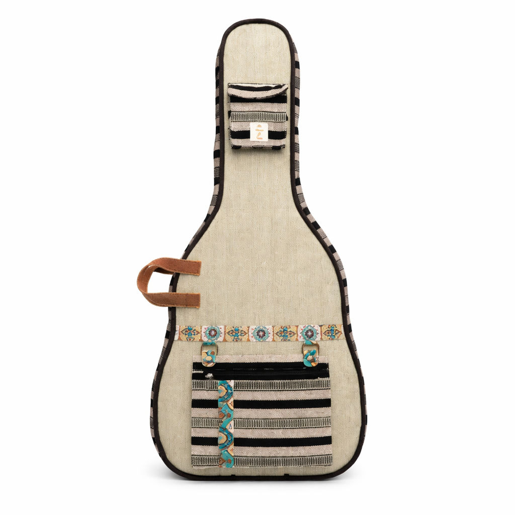Grey Unisex Padded Guitar Bag for Musicians